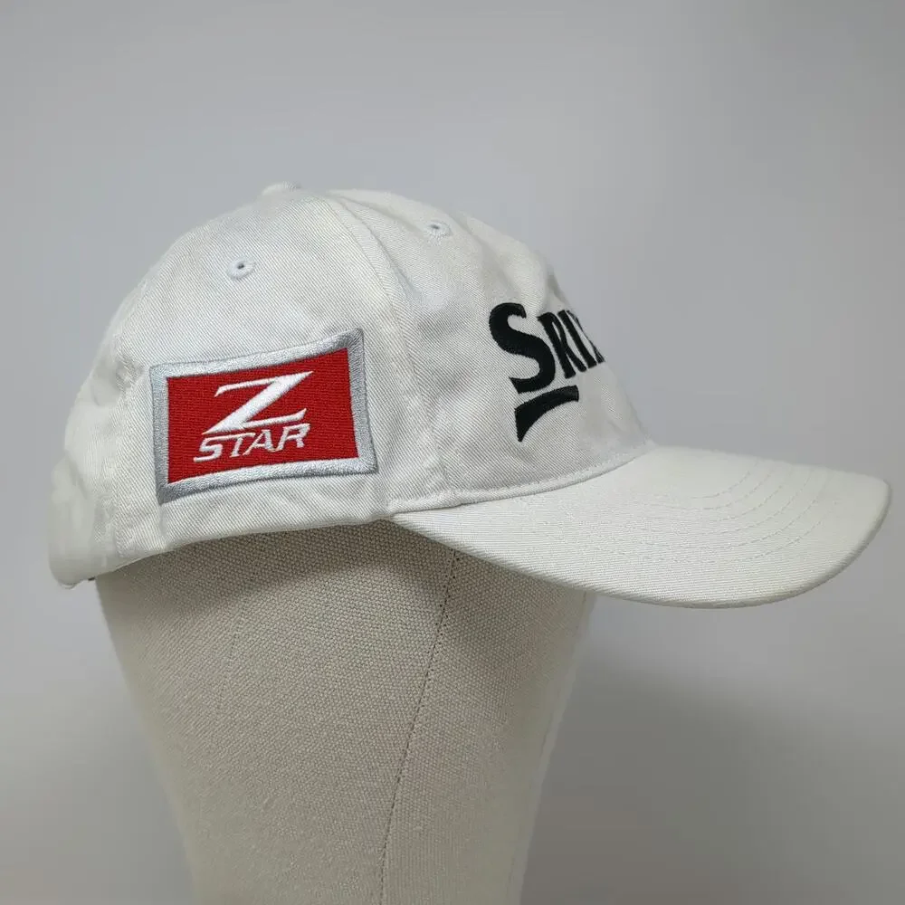 Srixon Baseball Cap White One Size Z-STAR Golf Logo Cotton Slideback Sport Hat